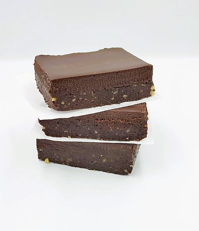 Brownie καρύδι, χωρίς ζάχαρη, vegan