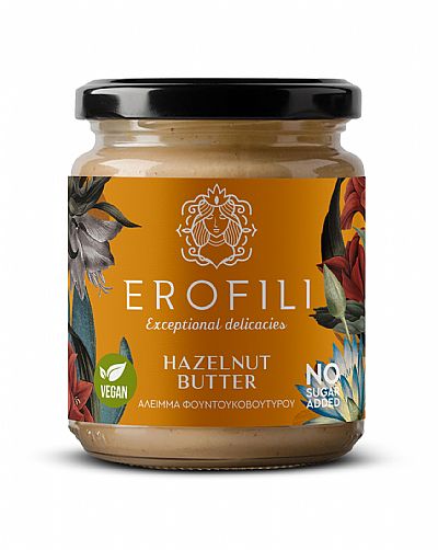 Βούτυρο φουντουκιού 100% -χωρίς ζάχαρη 250gr