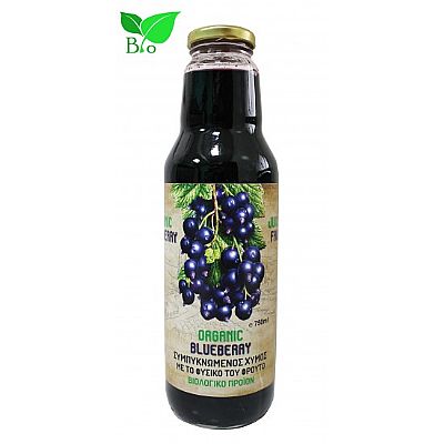  Συμπυκνωμένος χυμός Blueberry χ.ζ. 100% φυσικό προϊόν bio