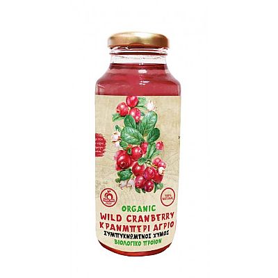  Συμπυκνωμένος χυμός από άγριο Cranberry χ.ζ. 100% φυσικό προϊόν